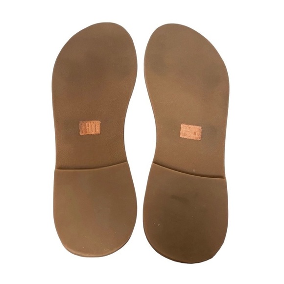 FRYE Ally 2 Band Sling Sandal Italian Leather Brown, Bronze, 10M - Picture 8 of 9